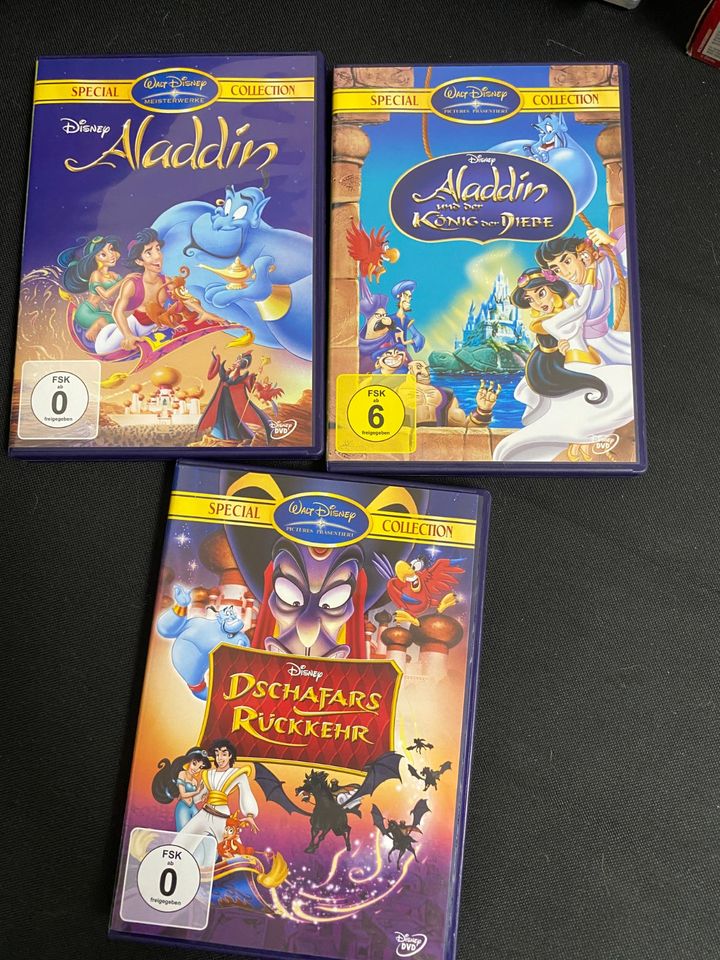 Walt Disney Aladdin 3 DVD´s in Lüdenscheid