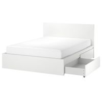 IKEA MALM Bett 180cm x 200cm Weiß + 4 Schubladen Dortmund - Wickede Vorschau