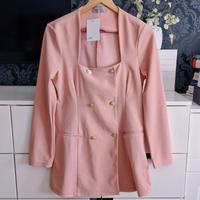 *NEU* Damen ASOS Blazerkleid rosa gold Mini Gr. 40 Party Sommer. West - Unterliederbach Vorschau