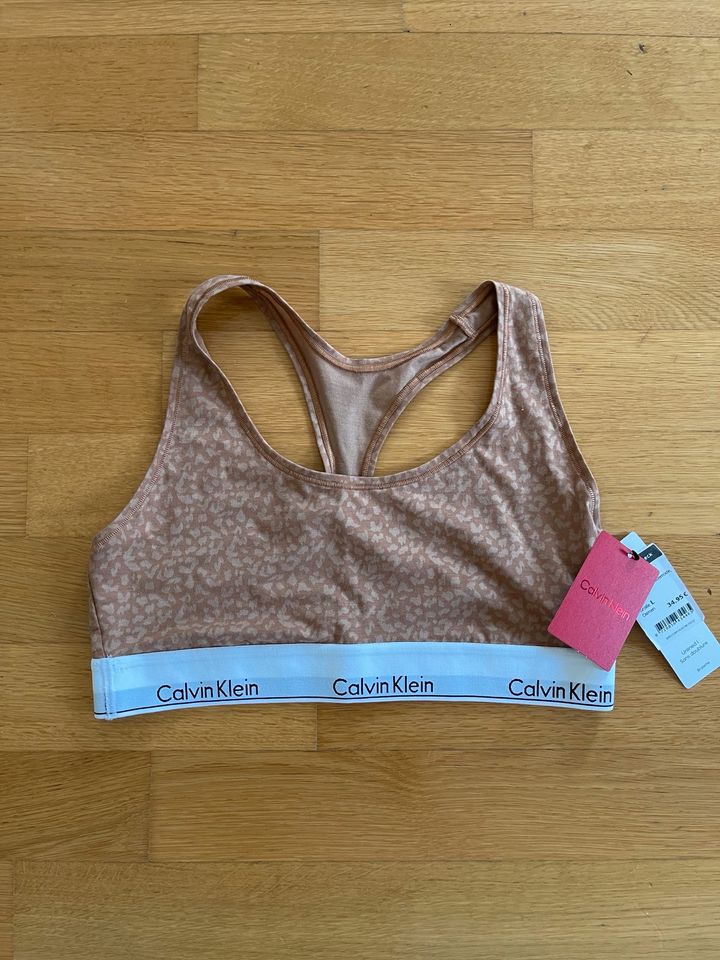 Calvin Klein bralettes Bustier bh Leo Leopard Größe L Neu in München