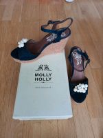 Sandalen, Wedges, Plateau, Keilabsatz, Jeans, Perlen, Molly Holly Nordrhein-Westfalen - Bergisch Gladbach Vorschau