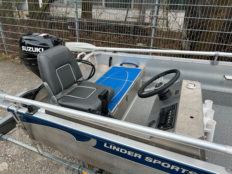 Linder 400 Sportsman Aluminium Angelboot führerscheinfrei in Recklinghausen