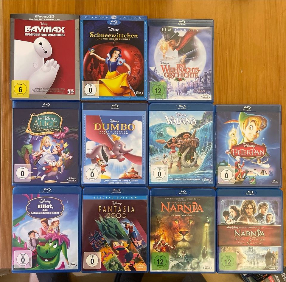 Disney Filme Bluray Baymax, Vaiana, Ect. in Aachen