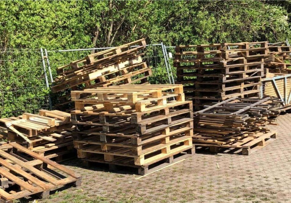 Holz Kaminholz Paletten Brennholz Feuertonne Kamin Feuer Tonne in Dortmund