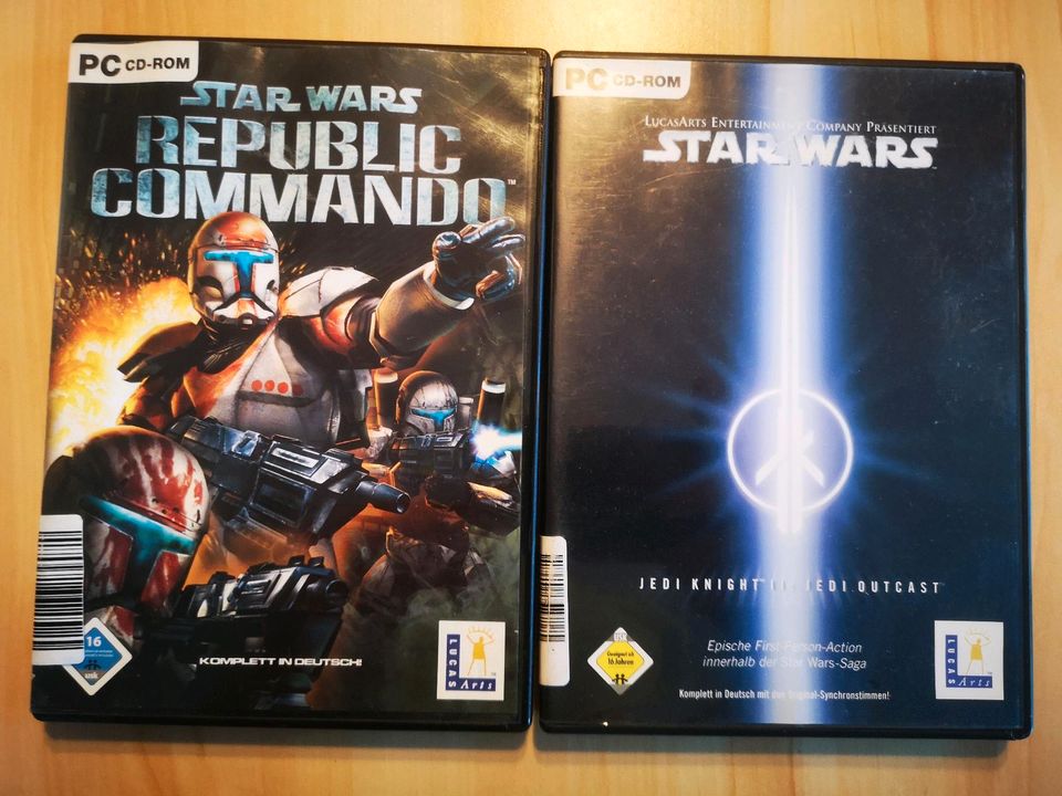 Star Wars PC Spiele Set Jedi Knight Outcast und Rebublic Commando in  Thüringen - Wiesenthal | PC Spiele gebraucht kaufen | eBay Kleinanzeigen  ist jetzt Kleinanzeigen