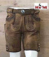 kurze Lederhose mit Gürtel Gr. 42 44 46 48 50 52 54 56 58 60 Bayern - Zwiesel Vorschau