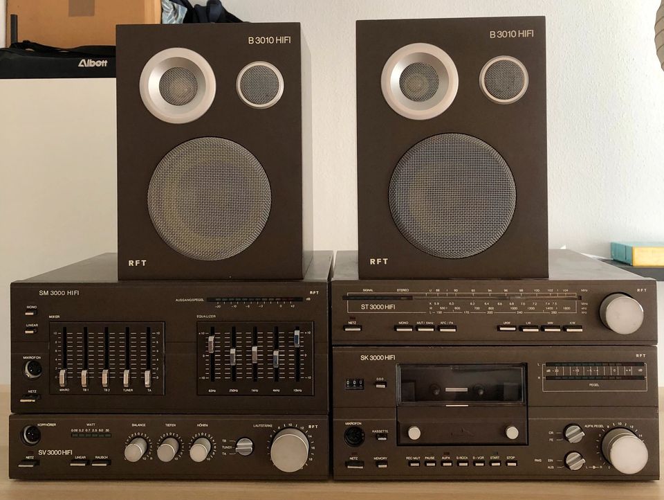 RFT S 3000 HiFi Stereoanlage Braun in Halle