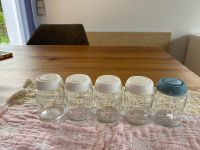 Nuk Baby Flaschen Glas 120 ml 5 Stück mit Deckel und Korb Bayern - Freudenberg (Oberpfalz) Vorschau