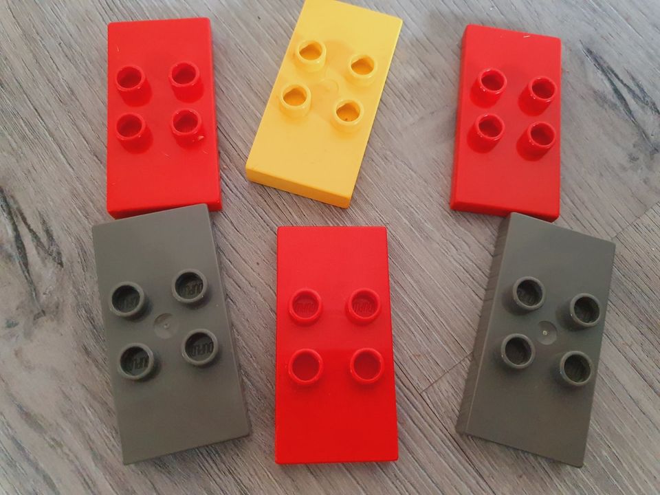 68 Lego Duplo XXL Sondersteine Dachsteine Brücke flache Steine in Salzatal