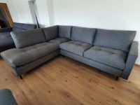 -NEU- Sofa Couch Polstergarnitur Wohnlandschaft Stoff grau Bayern - Pressath Vorschau