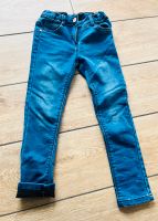 neuwertige warme gefütterte Thermo Jeans für Mädchen Größe 122 Bayern - Schwanstetten Vorschau