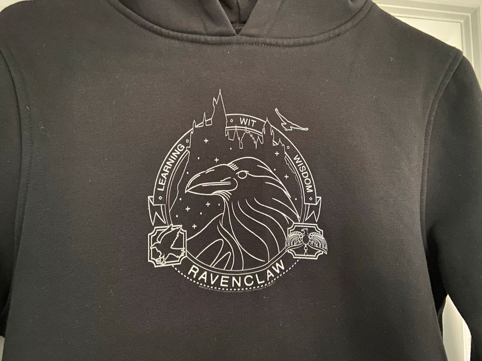 Harry Potter Ravenclaw schwarzer Hoodie 158/164 in Bordesholm