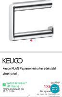 Keuco Plan Toilettenpapierhalter Edelstahl neu Brandenburg - Spreenhagen Vorschau