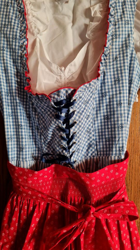 Neuwertiges Dirndl Gr. 38 40 Bluse Lisa's Landhaus Country Line in Kulmain