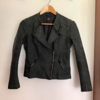 Kunstlederjacke grau/schwarz Gr. 38 Baden-Württemberg - Löffingen Vorschau