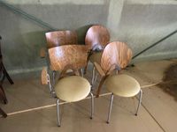 4 Stühle, Bistrostühle,Bestuhlung mit Kunstlederpolsterung Nordrhein-Westfalen - Büren Vorschau
