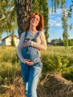 Schwangerschaft Umstands Jeanslatzhose von River Island Niedersachsen - Einbeck Vorschau