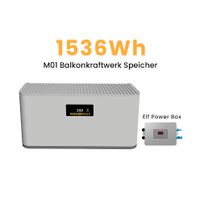 Powerness M01 Balkonkraftwerk Speicher Kapazität von 1536Wh-Berlin Berlin - Hohenschönhausen Vorschau