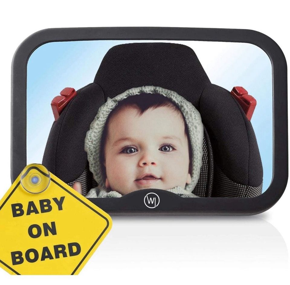 Baby Autospiegel für Kopfstütze bruchsicher extra groß in Dresden