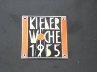 Kieler Woche Plakette 1955 Emaille Badge Enamel Kiel - Kronshagen Vorschau