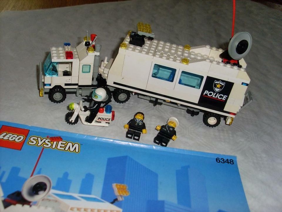 Lego System Polizei Einsatzzentrale 6348 + Bauanleitung in Grafenwöhr