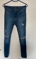 Hollister High Rise Jean Legging Hose blau Niedersachsen - Isernhagen Vorschau