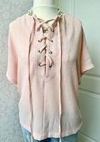 SEE BY CHLOE rosa Top Bluse mit Schnürung D 38 F 40 neu Nordrhein-Westfalen - Rees Vorschau