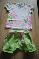 Set T-Shirt und kurze Hose Gr.  104/110 grün/rosa Essen - Essen-Katernberg Vorschau