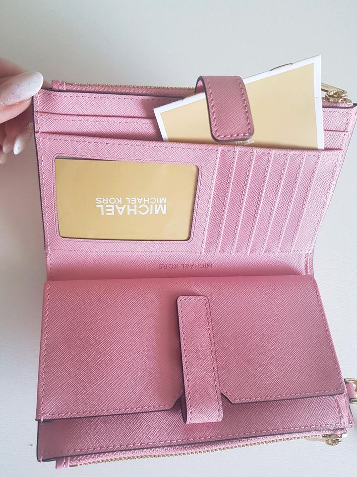 Michael Kors Clutch / Smartphone Brieftasche rosa NEU in Schwelm