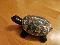 Schildkröte aus schwarzem Obsidian mit Perlmutt Panzer, neuwertig Berlin - Hellersdorf Vorschau