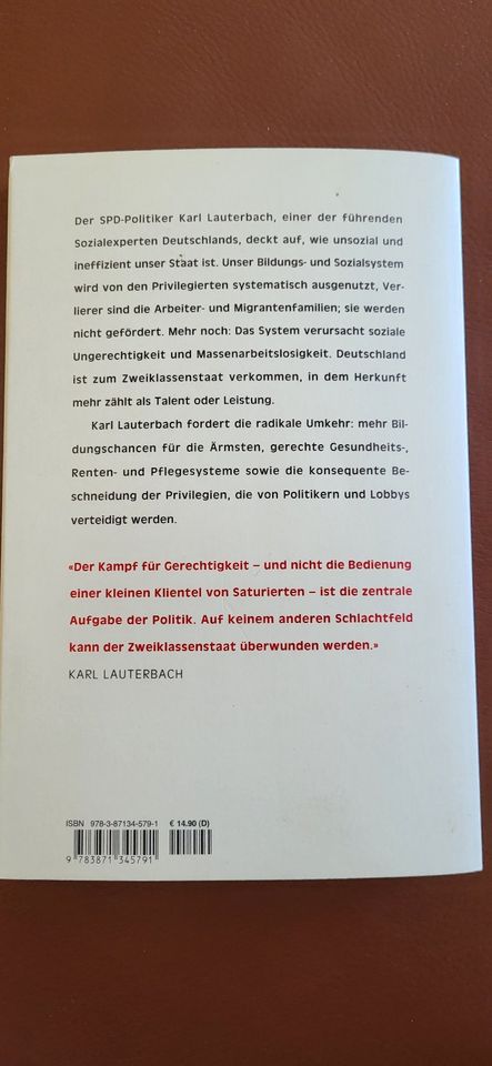 Der Zweiklassenstaat Karl Lauterbach Taschenbuch in Rinteln