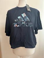 Adidas Damen T-Shirt schwarz cropped Gr. M neu mit Etikett Bayern - Küps Vorschau