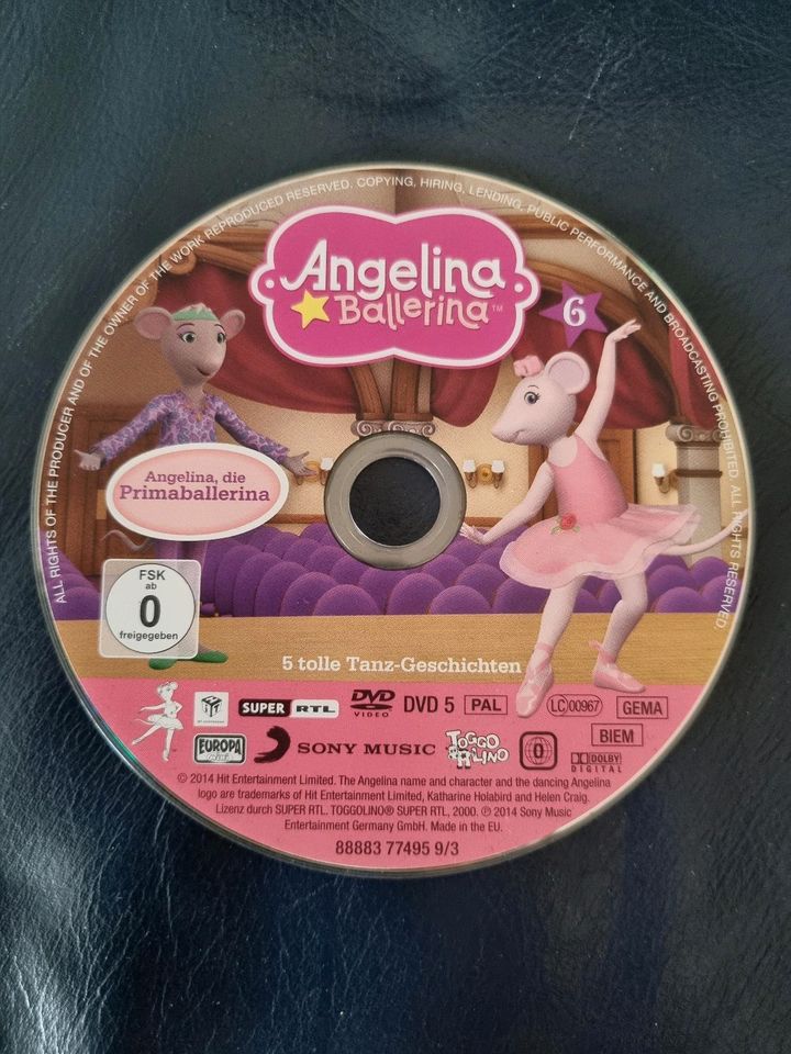 Neuwertig❗️Angelina Ballerina, Hörspiel - Box, 3 CDs, Geschichten in Wartenberg