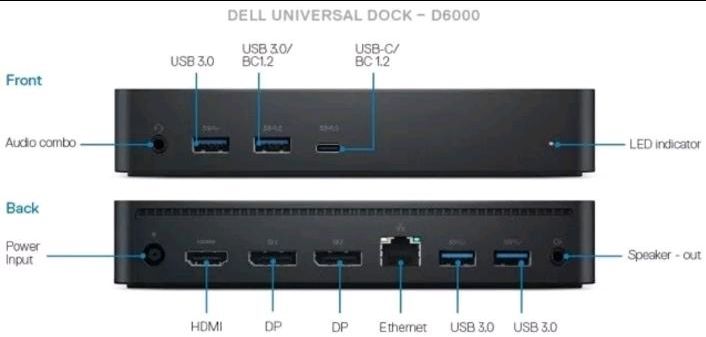 Dockingstation DELL D6000 USB/USB-C Anschluß in Langenhagen