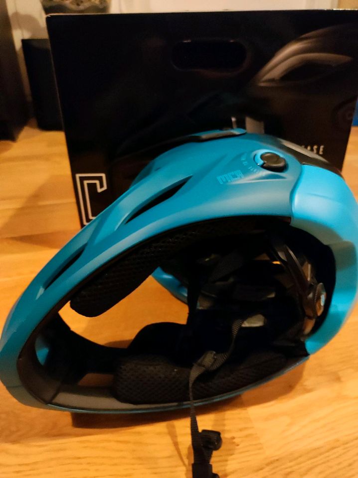 Parachute MCR, Fullface Helm, S (52/56), Mips, petrol blue in Freiburg im Breisgau