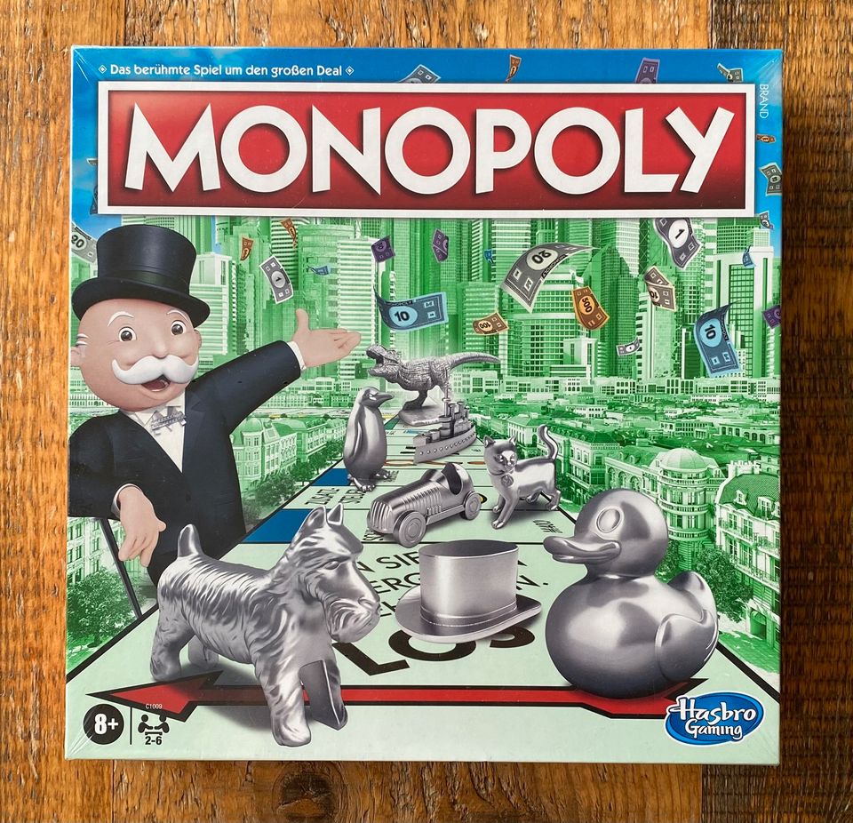 Monopoly Hasbro Spiel Gesellschaftsspiel 8+ 2-6 Spieler in Leingarten