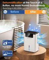 Electric Dehumidifier, 2.2 L Dehumidifier, portable Nordrhein-Westfalen - Lüdenscheid Vorschau