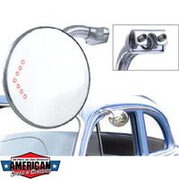 Aussenspiegel 4" Peep Mirror Blinkeranzeige LED Hot Rod Edelstahl Essen - Altenessen Vorschau