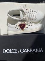 Dolce & Gabbana Sneaker D&G Sneaker Gr. 38,5 Weiß Frankfurt am Main - Nordend Vorschau