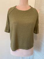 H&M  -  Oberteil / freie Schultern  - olivgrün / S  - Polyester Bayern - Dietenhofen Vorschau