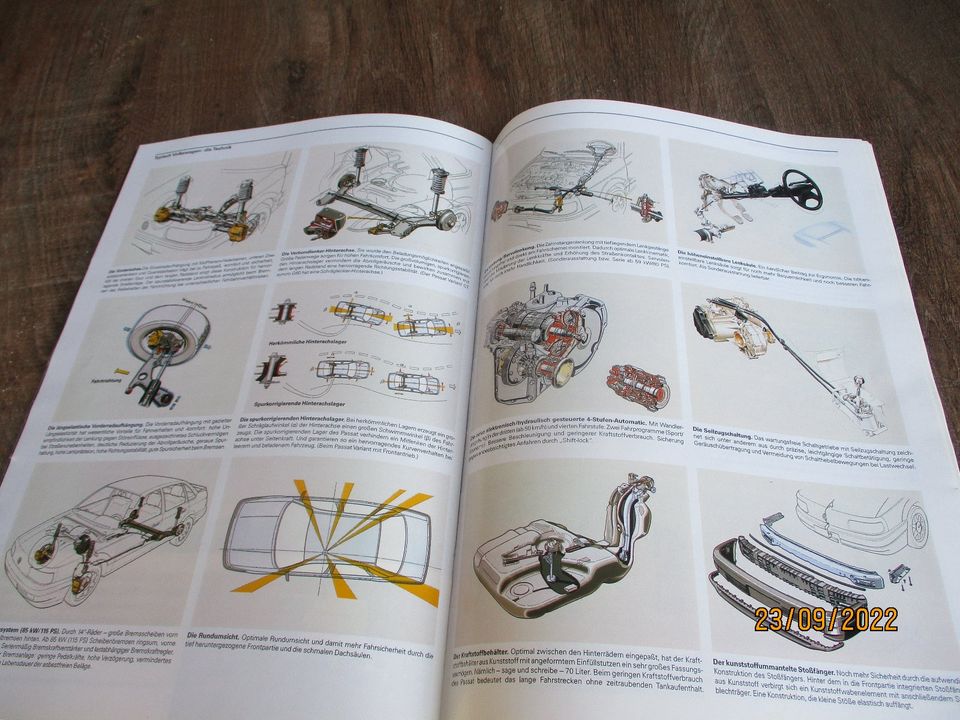 Orginal Passat    Prospekt  von 1990 in Eschau