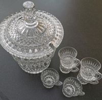 Bowle Set mit 6 Gläsern aus Bleikristall, 2,5 l, neuwertig Bayern - Maxhütte-Haidhof Vorschau