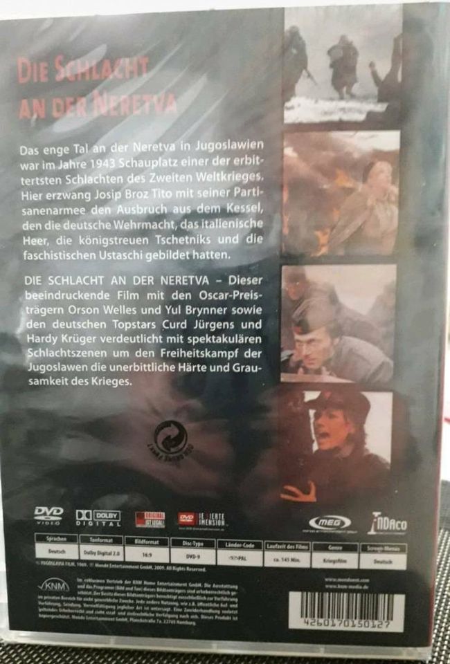 Dvd Kriegsfilm klassiker-"Die Schlacht an der Neretva" in Dortmund