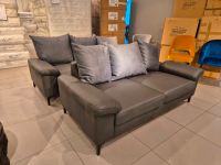 Sitzgruppe Musterring | 2er & 2,5er Sofa | Leder | Anthrazit Duisburg - Duisburg-Mitte Vorschau