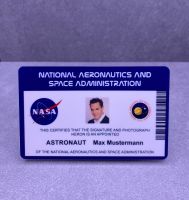 NASA Ausweis, ID Card, Plastikkarte Fasnacht, Halloween, Karneval Rheinland-Pfalz - Bretzenheim Vorschau