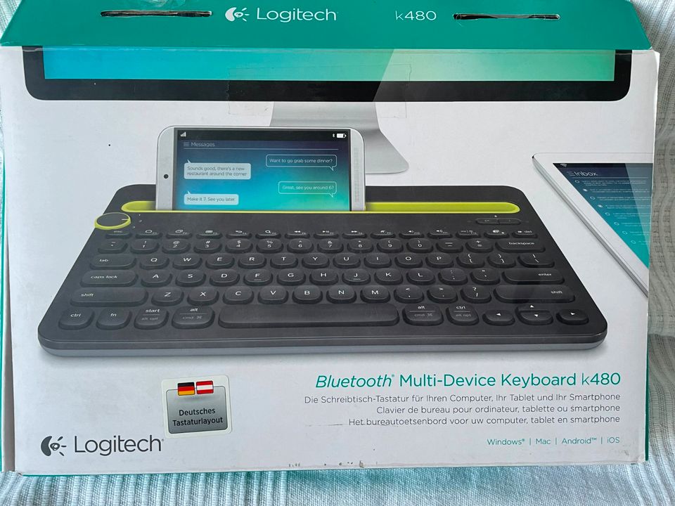 Logitech Bluetooth Tastatur K480 dt. für iPad, Tablet, Handy OVP in Hamburg