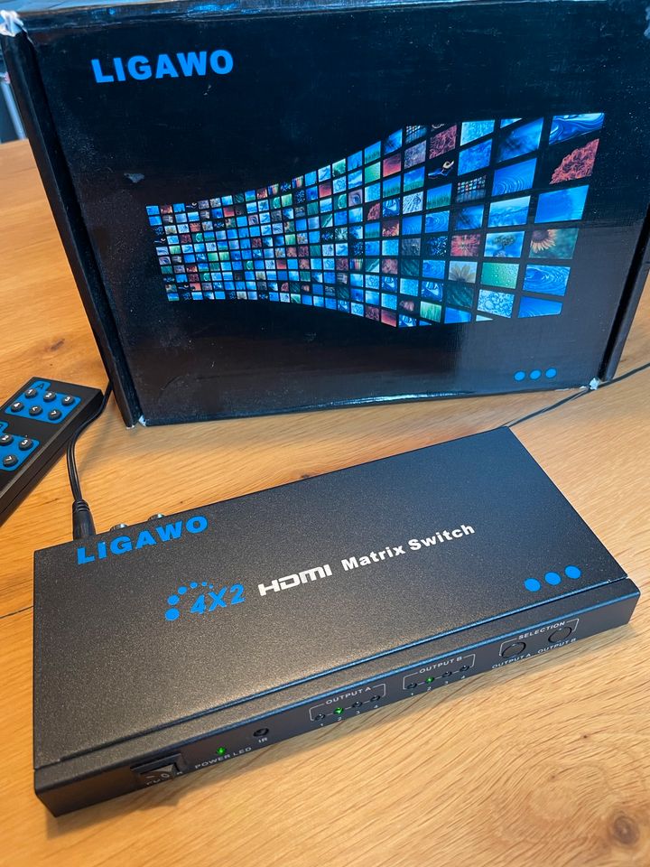 Ligawo HDMI 3D Matrix Switch 4x2 Chinch in Würzburg