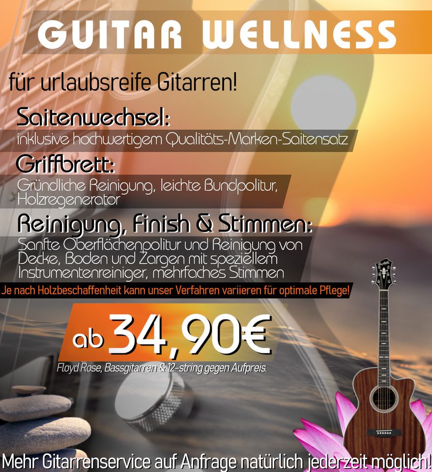 Gitarren|Bass|Streicher|Ukulele|PA+Amps|Tasten-SERVICE HAMBURG in Hamburg