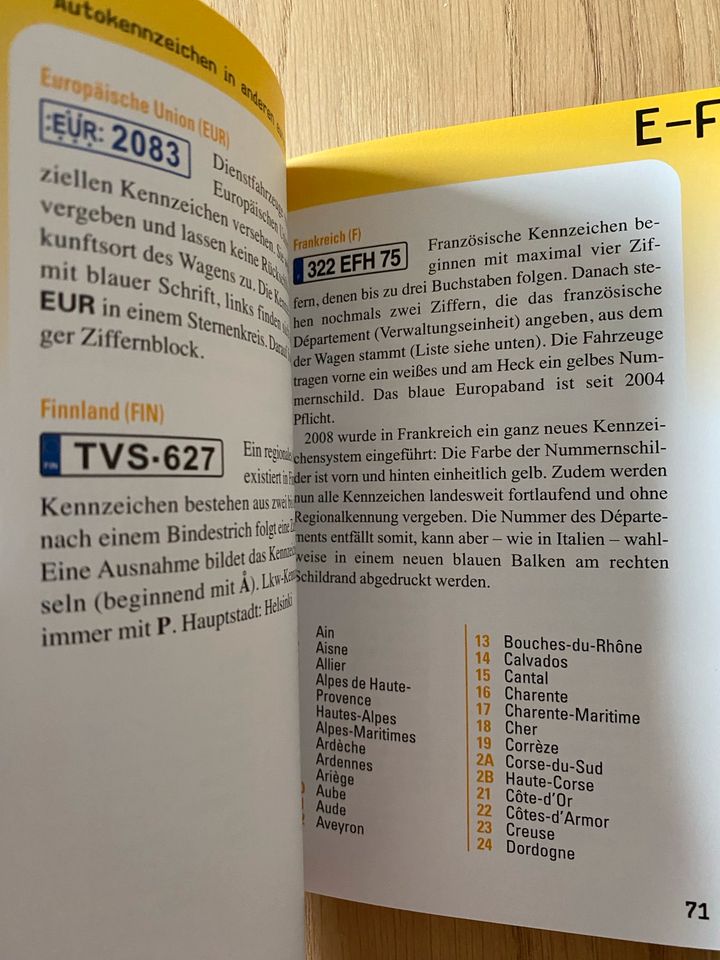 ADAC Autokennzeichen Buch, Deutschland und Europa, neu in Berlin