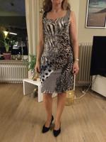 Kleid Sommerkleid von Heine in silber-weiß-schwarz-braun Gr. 38 Harburg - Hamburg Wilstorf Vorschau
